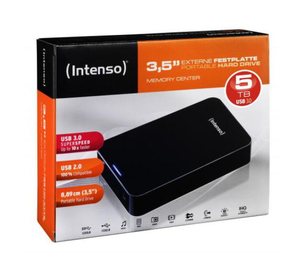 INTENSO Memory Center 5TB 3,5'' 6031513 - 1388380 - zdjęcie 2